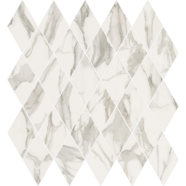 Picture of Happy Floors - Stratus Rhomboid Mosaic Grigio Natural