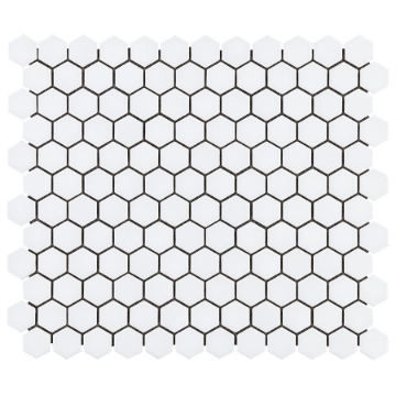 Picture of SOHO Studio Corp - Simple Mosaic Solid Hexagon White / Polished