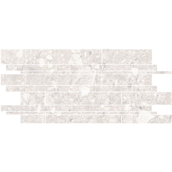 Picture of Emser Tile - Fixt Linear Mosaic Stone White