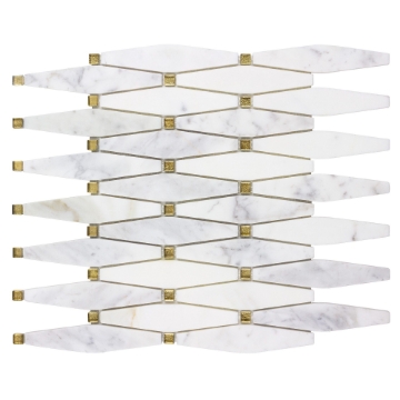 Picture of Anthology Tile - Dazzle Jolie Mosaic Jolie Gold