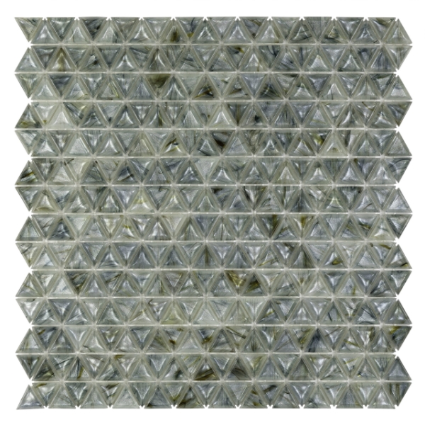 Picture of Anthology Tile - Glassique Mini Triangle Mosaic Mini Triangle Lagoon