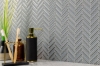 Picture of Anthology Tile - Seasons Herringbone Mosaic Wind Herringbone