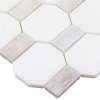 Picture of Anthology Tile - The Finish Line Kaya Mosaic Kaya Pale Beige