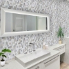 Picture of Anthology Tile - The Finish Line Prism Mosaic Natural Prism