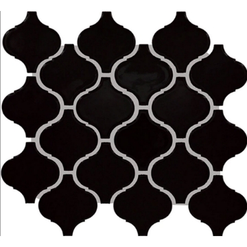 Picture of Daltile - Color Wheel Retro Arabesque Matte Black