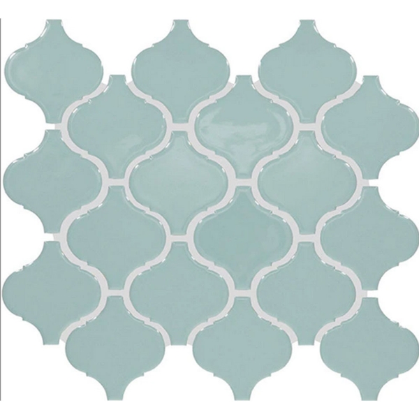 Picture of Daltile - Color Wheel Retro Arabesque Spa Glossy