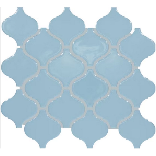 Picture of Daltile - Color Wheel Retro Arabesque Waterfall Glossy