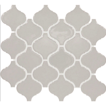 Picture of Daltile - Color Wheel Retro Arabesque Desert Gray Glossy
