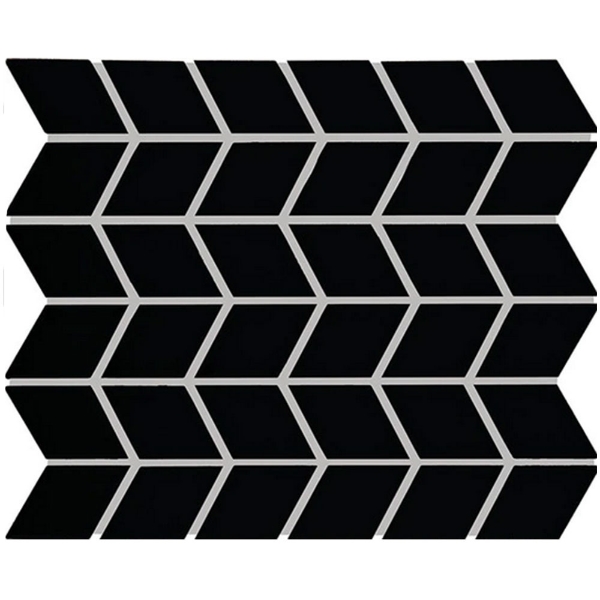 Picture of Daltile - Color Wheel Retro Chevron Matte Black