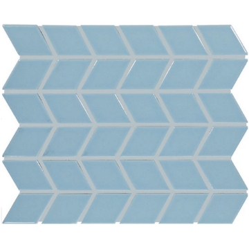 Picture of Daltile - Color Wheel Retro Chevron Waterfall Glossy