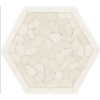 Picture of Daltile - Pebble Oasis Framed Hexagon Icicle