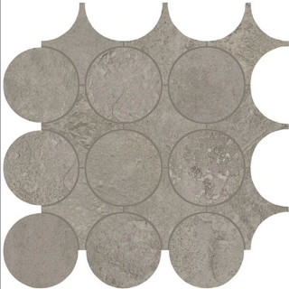 Picture of Daltile - Rekindle Canvas Dot Mosaic Medium Grey