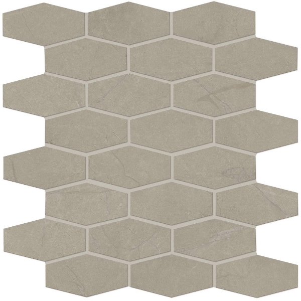 Picture of Marazzi - Classentino Marble Linear Hexagon Mosaic Coliseum Gray V2