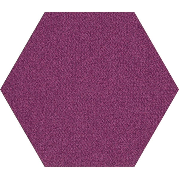 Picture of Shaw Contract - Plane Hexagon Magenta