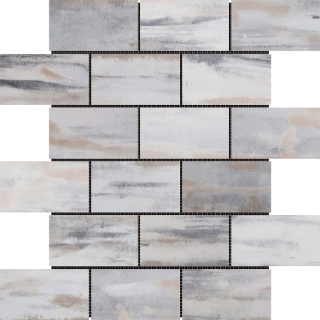 Picture of Bati Orient - Mix Mosaic Brick 2x4 Grey Beige Mix
