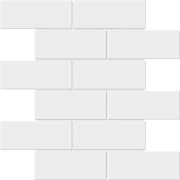 Picture of Bati Orient - Glazed Ceramic Brick 2x6 White