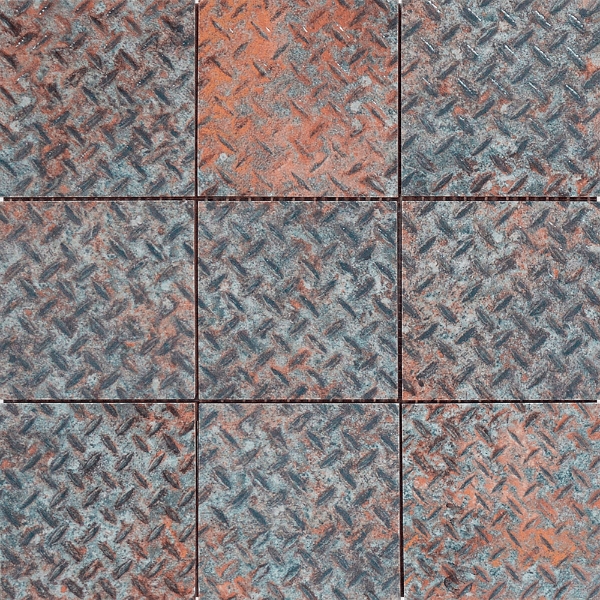 Picture of Bati Orient - Industrial 4 x 4 Rust Industrial Relief