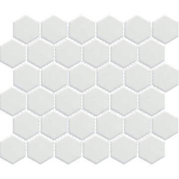 Picture of Happy Floors - Artisan Hexagon Mosaic White Satin