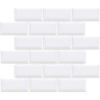 Picture of Happy Floors - Artisan Brick Flat and Beveled Mosaic White Beveled