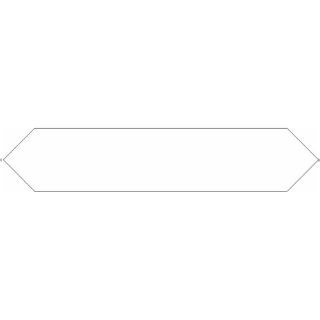 Picture of Roca - Block 2 x 10 Arrow Matte Blanco