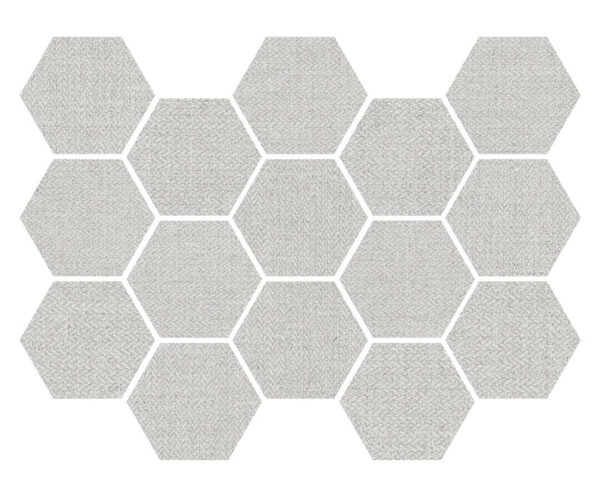Picture of Happy Floors - Fibra Hexagon Mosaic Silver