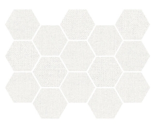 Picture of Happy Floors - Fibra Hexagon Mosaic Pale