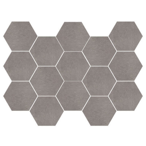 Picture of Happy Floors - Newton Hexagon Mosaic Silver Natural