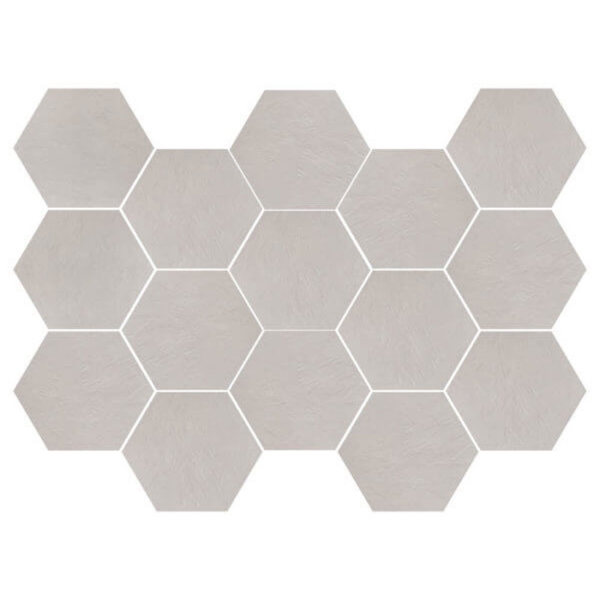 Picture of Happy Floors - Newton Hexagon Mosaic White Natural