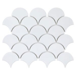 Picture of Anthology Tile - Porcelart Fan White Glossy