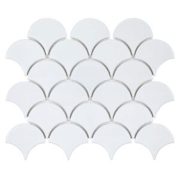 Picture of Anthology Tile - Porcelart Fan White Glossy