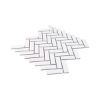 Picture of Anthology Tile - Porcelart Herringbone White Glossy