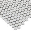 Picture of Anthology Tile - Porcelart Penny Round White Matte