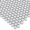 Picture of Anthology Tile - Porcelart Penny Round White Glossy