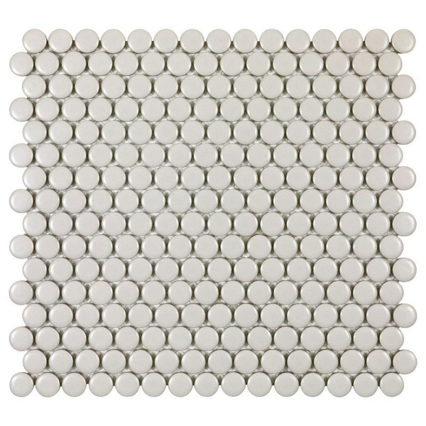 Picture of Anthology Tile - Porcelart Penny Round Taupe Matte
