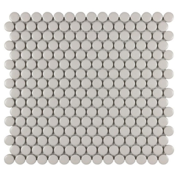 Picture of Anthology Tile - Porcelart Penny Round Pearl Matte