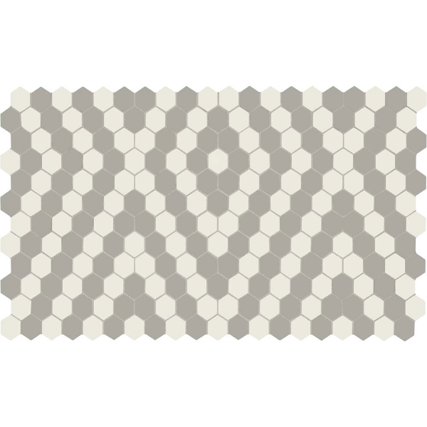 Picture of American Olean - Unglazed ColorBody Mosaic Hexagon Patterns Diamond Weave