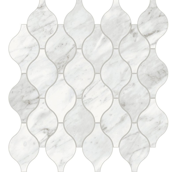 Picture of Atlas Concorde - Trilogy Mosaic Arabesque Carrara
