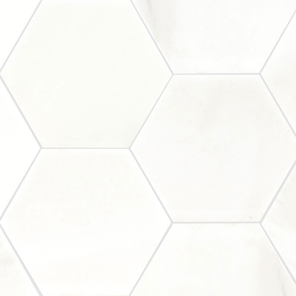 Picture of MS International - Marble Hexagon Greecian White