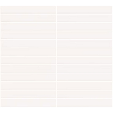 Picture of Daltile - Color Wheel Mosaic Straight Joint 1 x 6 Arctic White