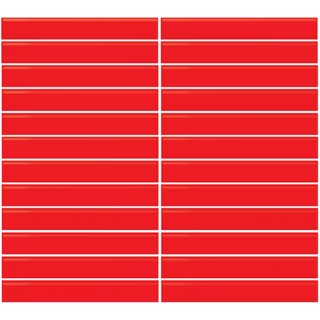 Picture of Daltile - Color Wheel Mosaic Straight Joint 1 x 6 Currant