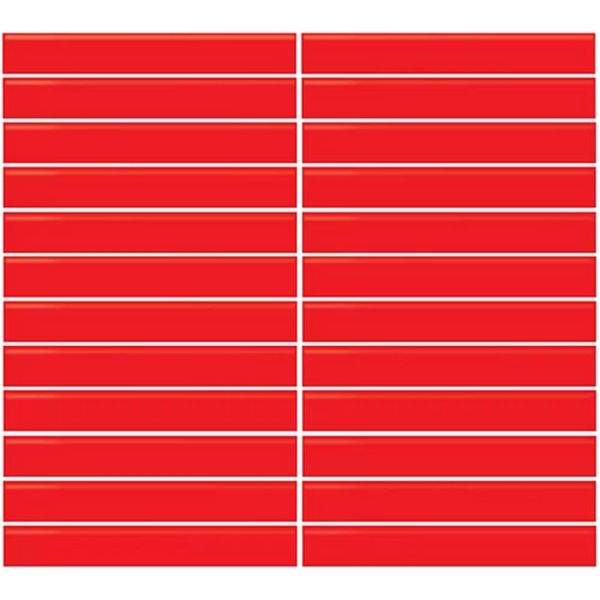 Picture of Daltile - Color Wheel Mosaic Straight Joint 1 x 6 Currant