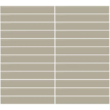 Picture of Daltile - Color Wheel Mosaic Straight Joint 1 x 6 Matte Architectural Gray