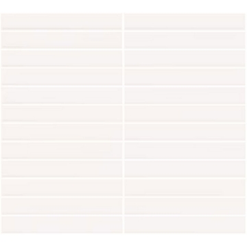 Picture of Daltile - Color Wheel Mosaic Straight Joint 1 x 6 Matte Arctic White