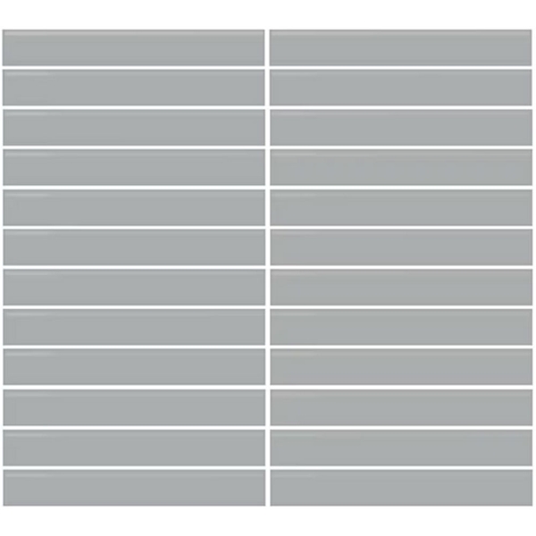 Picture of Daltile - Color Wheel Mosaic Straight Joint 1 x 6 Matte Desert Gray