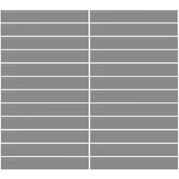 Picture of Daltile - Color Wheel Mosaic Straight Joint 1 x 6 Matte Suede Gray