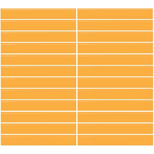 Picture of Daltile - Color Wheel Mosaic Straight Joint 1 x 6 Mustard