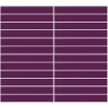 Picture of Daltile - Color Wheel Mosaic Straight Joint 1 x 6 Plum Crazy
