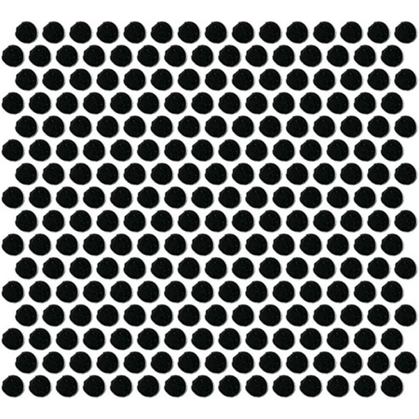 Picture of Daltile - Color Wheel Mosaic Penny Round Black