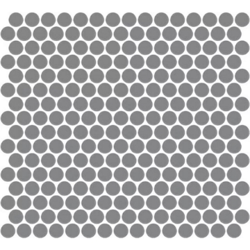 Picture of Daltile - Color Wheel Mosaic Penny Round Matte Suede Gray