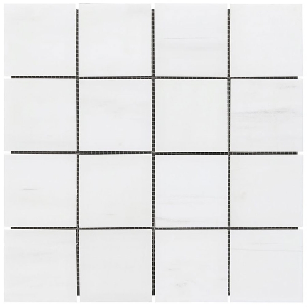 Picture of SOHO Studio Corp - Bianco Dolomite 3 x 3 Mosaic Bianco Dolomite